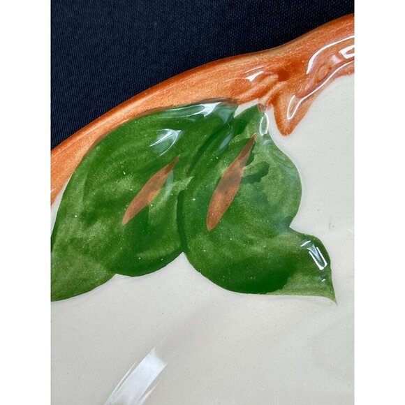 Franciscan Apple Earthenware Hand-Painted Ceramic Oval Serving Platter 14"x10" - Picture 7 of 9